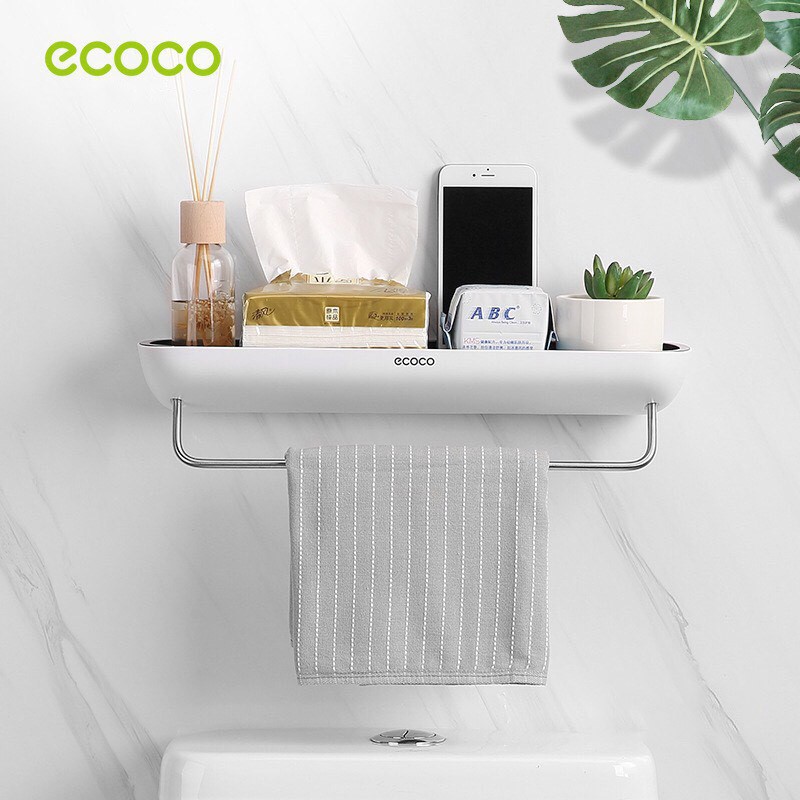 Kệ Để Đồ Nhà Tắm Nhà Bếp Ecoco E1923 Cao Cấp Không Cần Khoan Tường Sang Chảnh