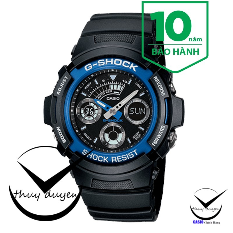 [Bảo Hành Toàn Cầu] Tem & Giấy CH Anh Khuê SG - Đồng Hồ CASIO G-Shock AW-591-2ADR