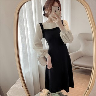 Váy len tăm Jambi co giãn 4 chiều - tay bồng siêu xinh