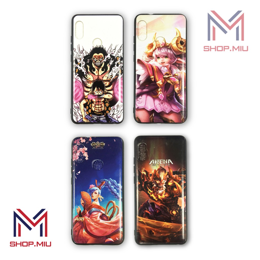 Ốp lưng Xiaomi Redmi 6 Pro / Mi A2 LTE, hình 3D in nổi , nhựa TPU dẻo không bám vân tay