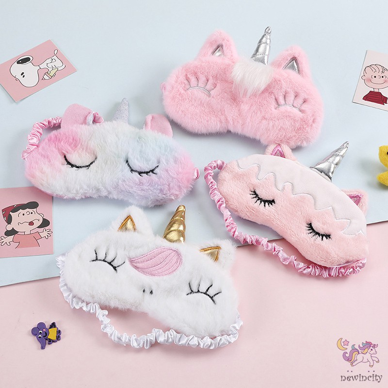 Tấm che mắt ngủ họa tiết hoạt hình đáng yêu