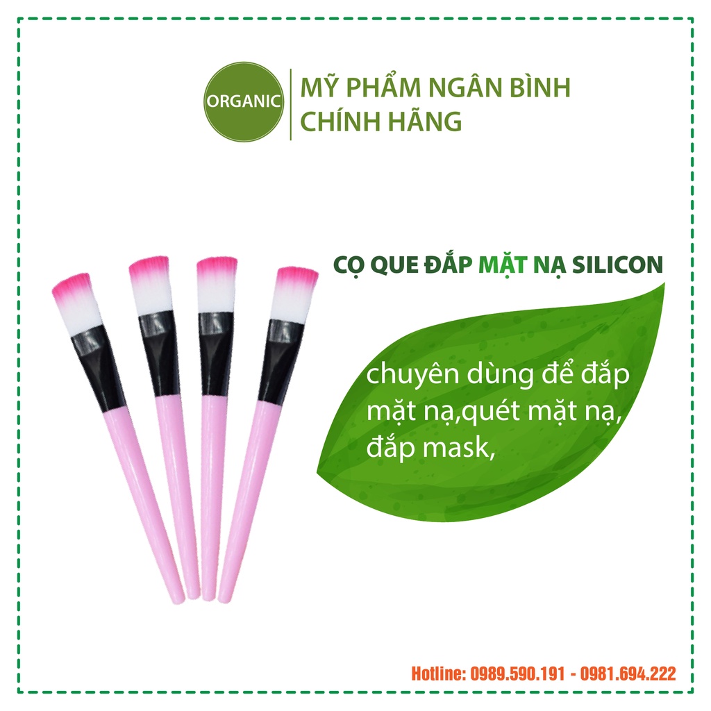 Cọ quét đắp mặt nạ silicone mềm mại, tiện dụng