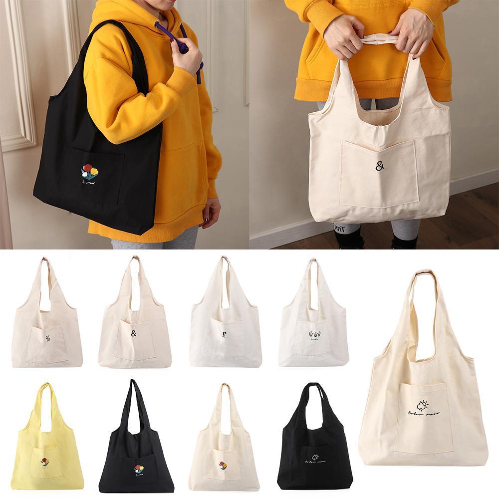 KENT1 Túi Xách Canvas Phong Cách Nhật Bản Đơn Giản Cho Nữ