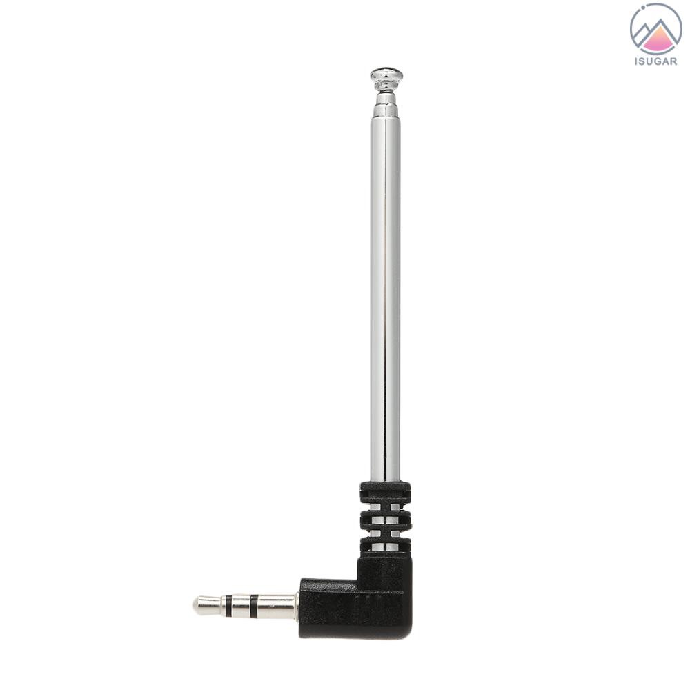 Ăng-ten đài FM cổng 3,5 mm có thể thu vào 4 đoạn hình chữ L 240mm | BigBuy360 - bigbuy360.vn