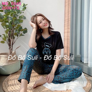 Đồ Mặc Nhà Dài Thun Cotton in hình Gấu Dễ Thương, Cá tính - Bền, Đẹp, Chất liệu cao cấp