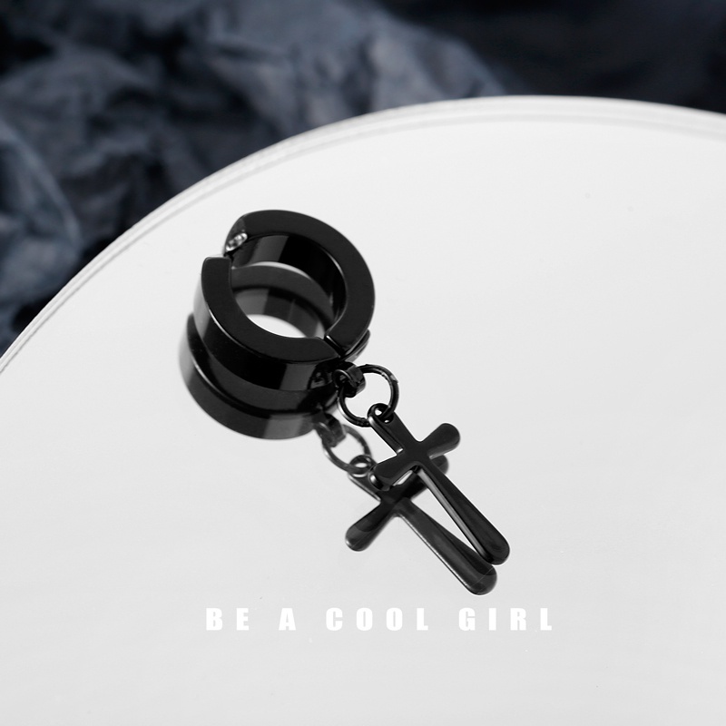 Bông Tai Hình Chữ Thập Thời Trang Cá Tính