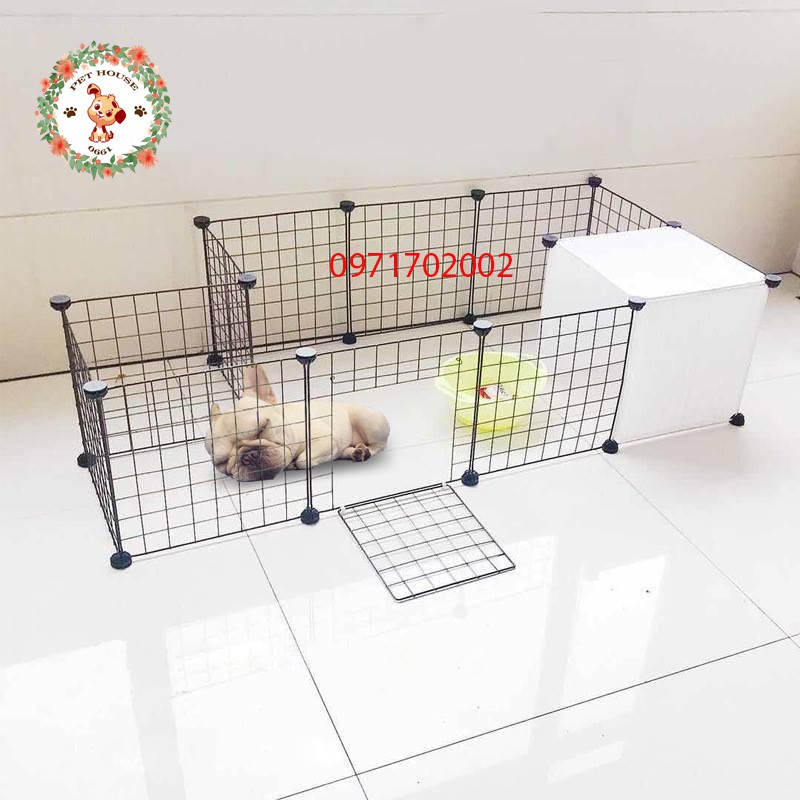 Cửa lưới chuồng chó mèo lắp ghép size 35x35 (lbán lẻ theo tấm )