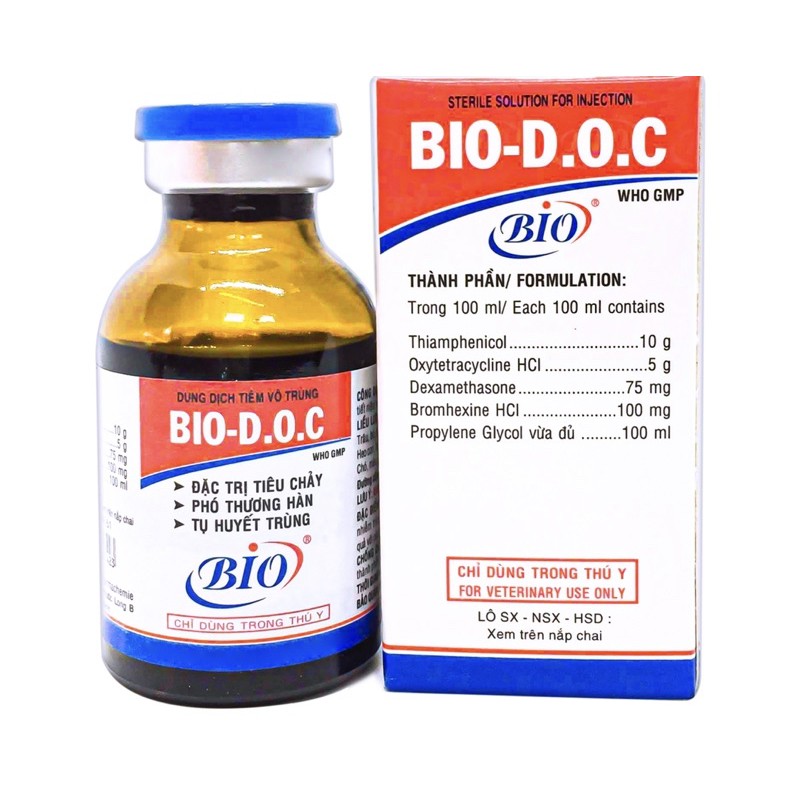 1 lọ Bio DOC 20ml cho vật nuôi.