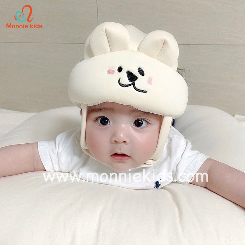 MŨ TAI THỎ BẢO VỆ ĐẦU CHO BÉ BLISS BEBE HÀN QUỐC