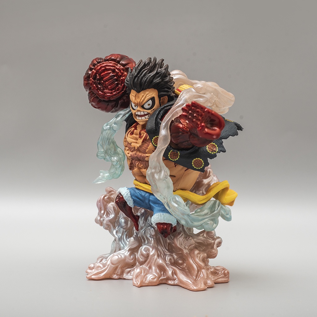 Mô hình One Piece Luffy Gear 4 Bounce Man cao 15cm, mô hình One Piece Figure Luffy băng Mũ Rơm Haki Shop
