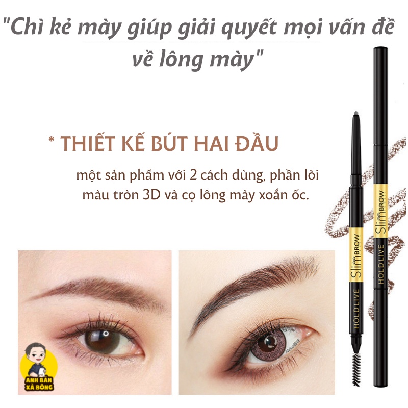Bút Chì Kẻ Mày HOLD LIVE Natural Fine Eyebrow Pencil HL229