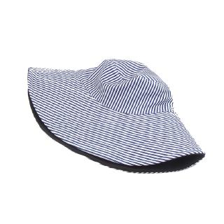 Korean style striped sun-protective double-layer wide-brimmed hat