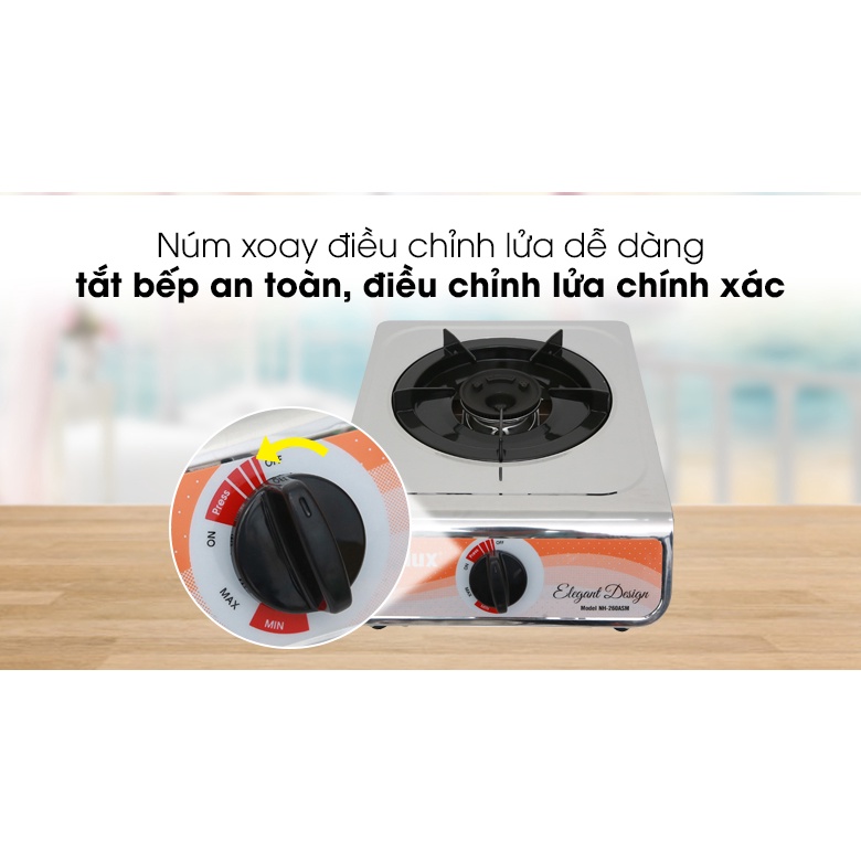 Bếp Ga Đơn Namilux, CHẤT LƯỢNG NHẬT BẢN, Bếp Gas Bền NA-300ASM - Chính Hãng