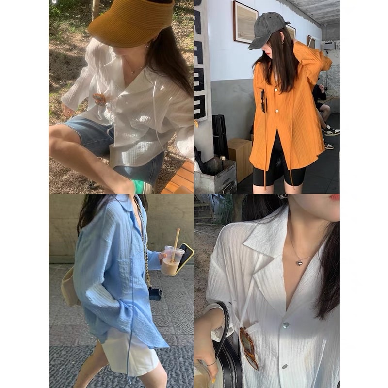 Sơ mi bâu danton hai nút cổ vét có dây cột