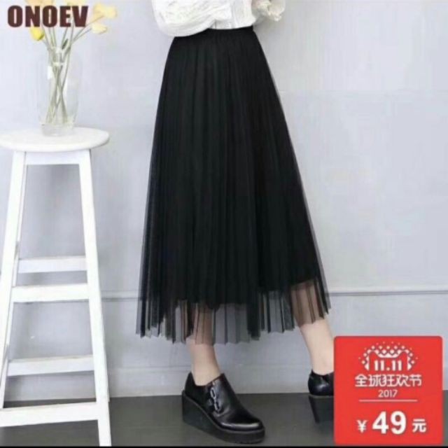 {Hàng loại 1} CHÂN VÁY XẾP LY_ CHÂN VÁY DẬP LI_ CHÂN VÁY XÒE DÀI {Chất lượng} | BigBuy360 - bigbuy360.vn