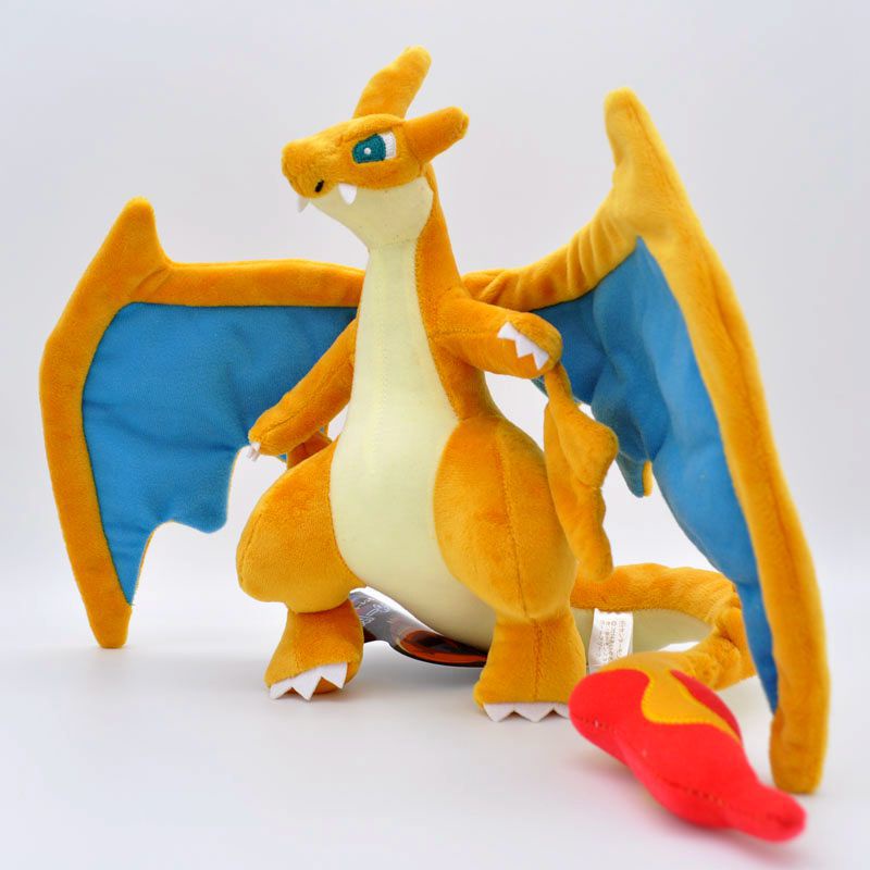GẤU BÔNG POKEMON RỒNG LỬA MEGA CHARIZARD XY  HÀNG CHÍNH HÃNG POKEMON NGUYÊN TEM NGUYÊN TAG ĐẸP TỪNG CM