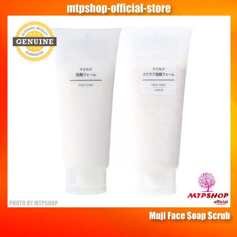 Sữa Rửa Mặt Muji Face Soap Scrub 120g