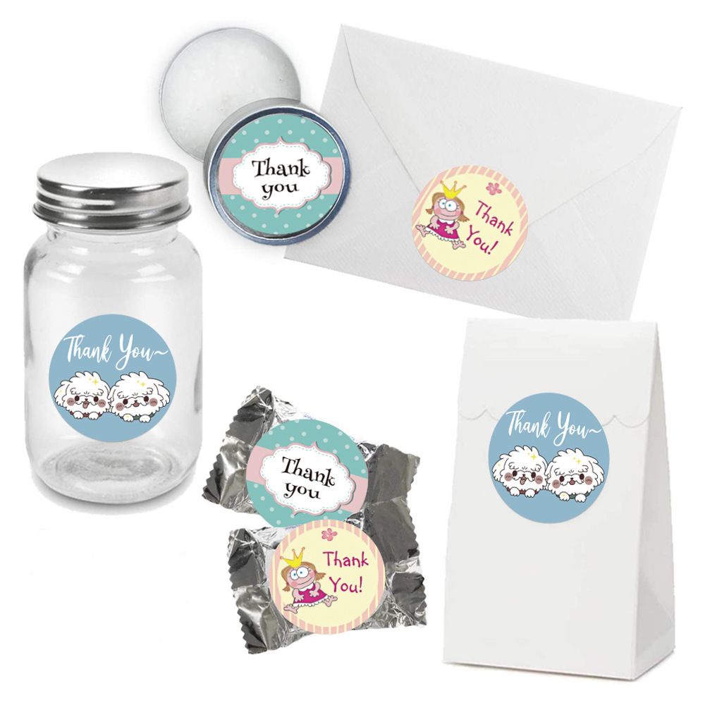 Nhãn Dán In Chữ Thank You Dùng Trang Trí Sổ Tay Diy