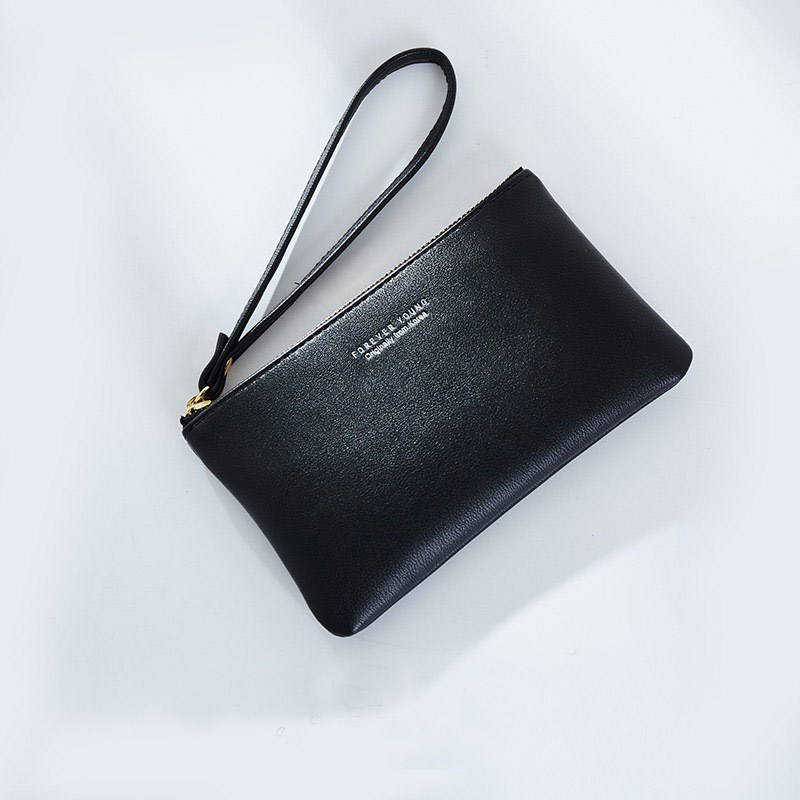 Ví Cầm Tay JASMIN NOIR Khóa Kéo Đa Năng Cho Nữ