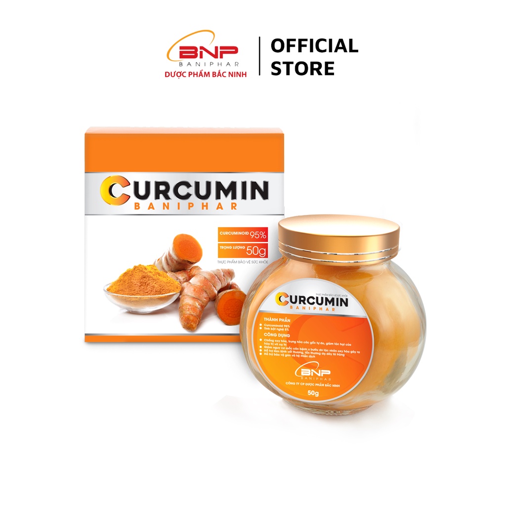 [CHÍNH HÃNG 100%] Curcumin Baniphar nguyên chất 95%