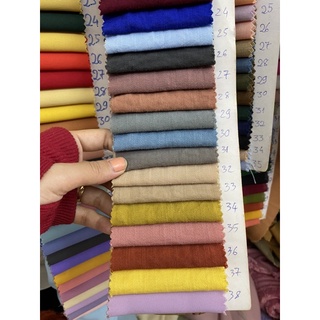 Vải linen thun đủ màu ib