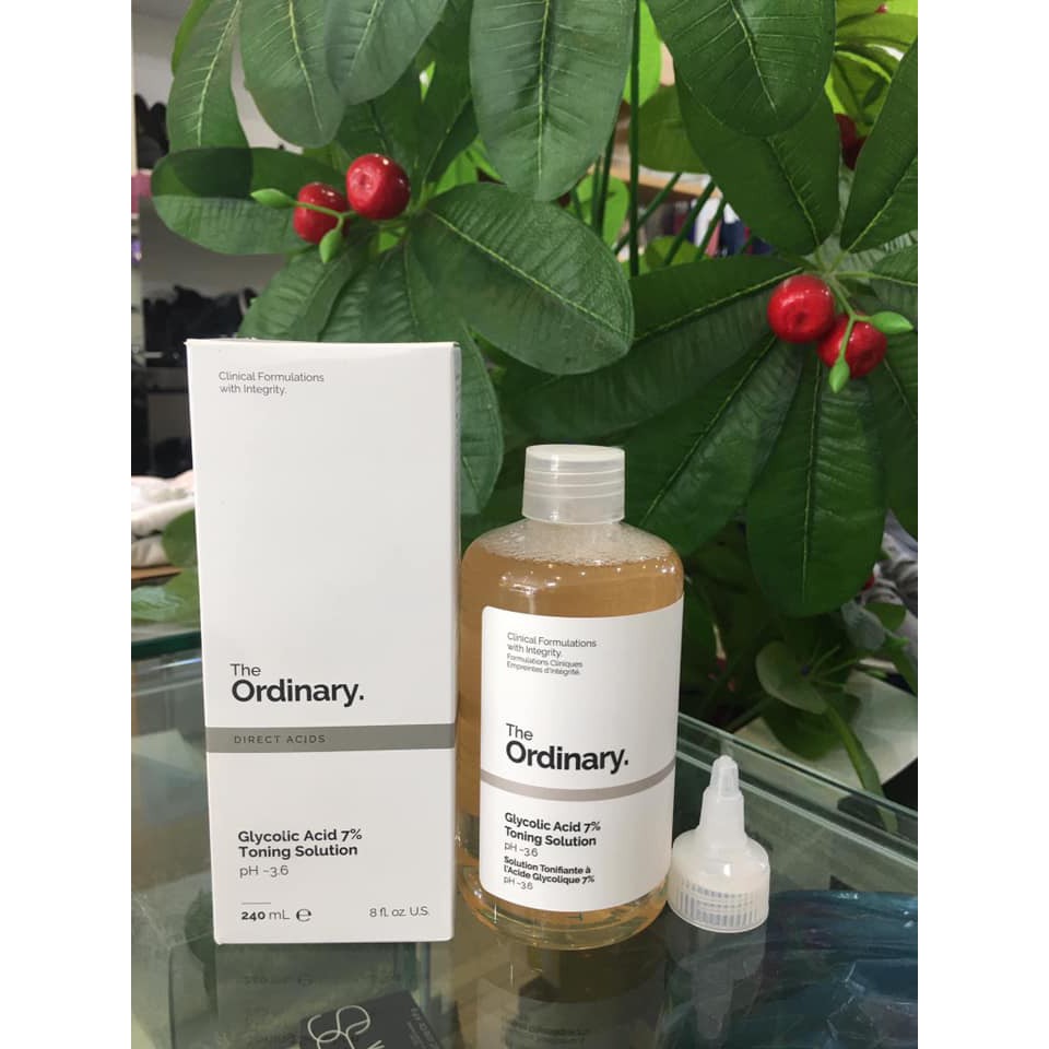 Nước hoa hồng The Ordinary Glycolic Acid 7% Toning Solution Toner tẩy tế bào chết