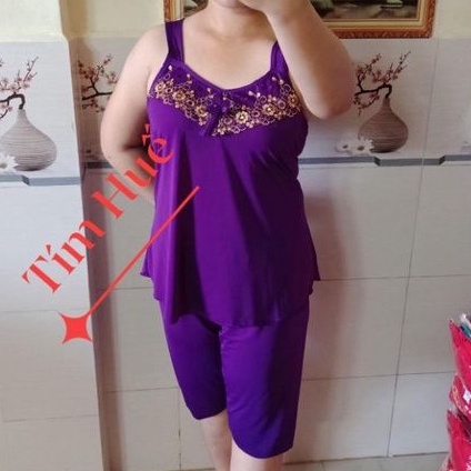 Quần lửng thun lạnh mịn mặc nhà (Combo 3 bộ 3 MÀU khác nhau