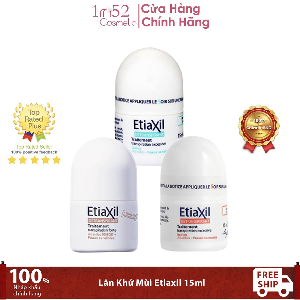 Lăn Khử Mùi Ngăn Mồ Hôi Hiệu Quả Etiaxil 15ml