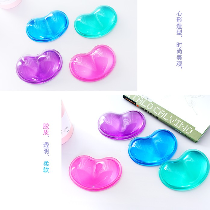 miếng lót chuột bằng silicone hình trái tim