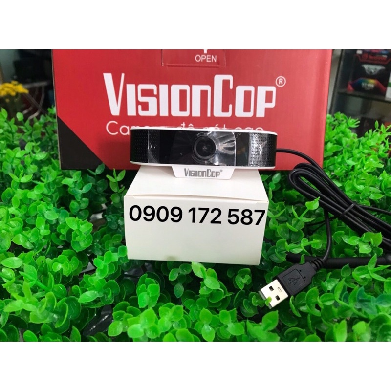 Webcam Visioncop siêu nét 1080P tích hợp micro học online qua máy tính, smart tivi …