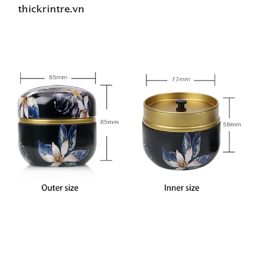 Hộp Thiếc Đựng Trà Đa Năng Có Giá Đỡ