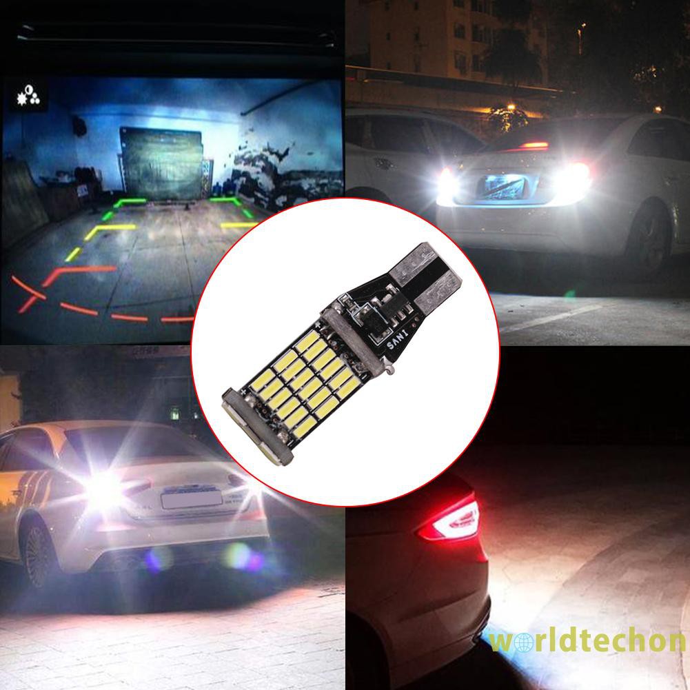 Bóng Đèn Led T15 W16W 4014 45 Smd 12v Chuyên Dụng Dành Cho Xe Hơi