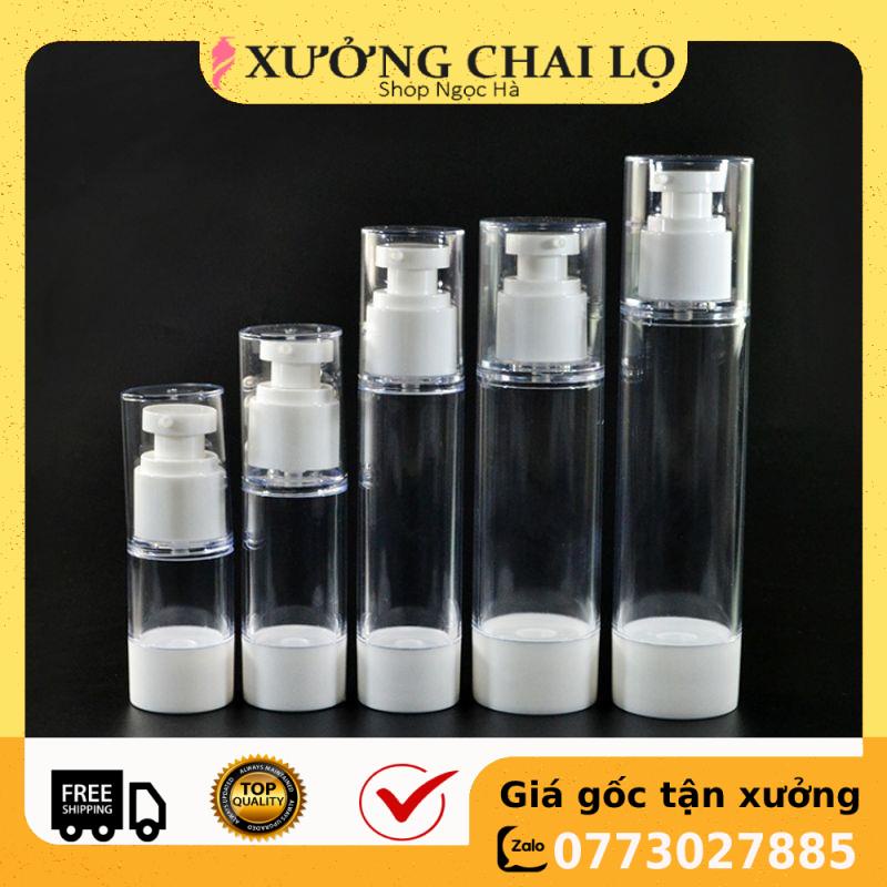 Chai Chiết Mĩ Phẩm ❤ GIÁ RẺ NHẤT ❤ Chai nhựa xịt giọt hút chân không 100ml chiết mỹ phẩm , phụ kiện du lịch