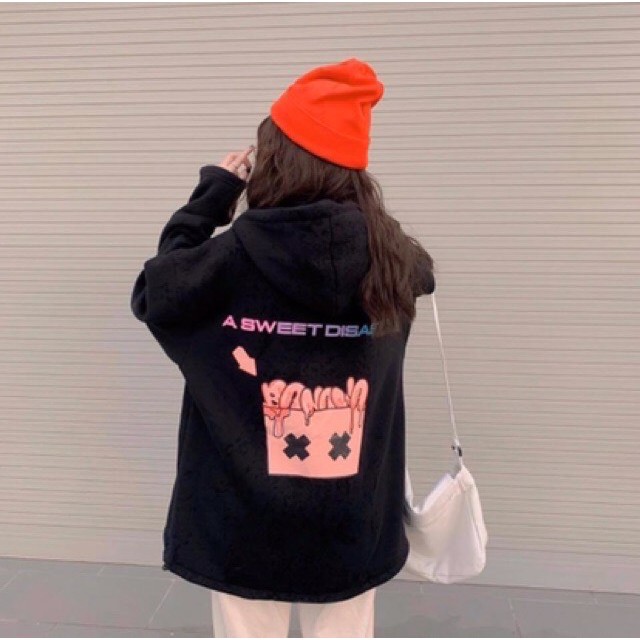 Áo khoác nỉ unsiex form rộng BANAWA nam nữ ulzzang Wind | BigBuy360 - bigbuy360.vn