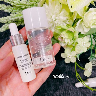 Set Dior Snow serum và nước thần essence