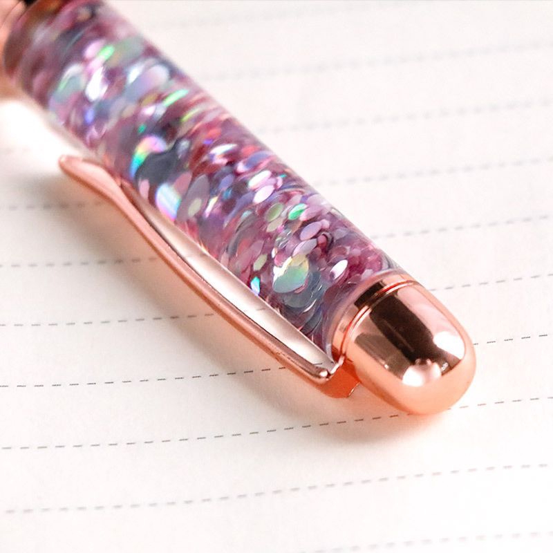 Bút mực đen kim tuyến lấp lánh ánh kim Luxury 1.0mm