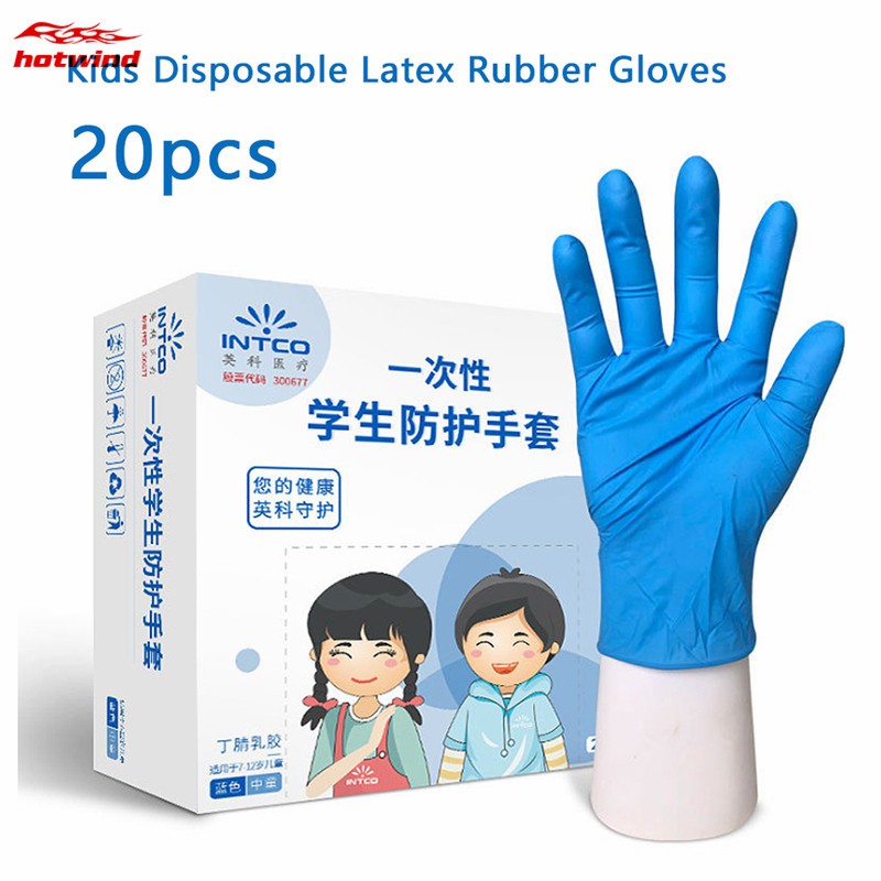 Hộp 20 găng tay cao su latex PVC đa năng cho trẻ em