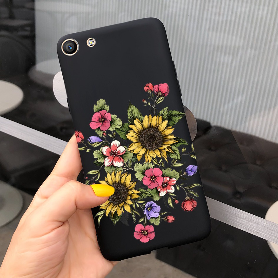 Ốp Điện Thoại TPU Dẻo Họa Tiết Hoa Cúc/ Hướng Dương Dễ Thương Cho OPPO A37 A37fw OPPO A37F A59 A71 2018 OPPOF1s