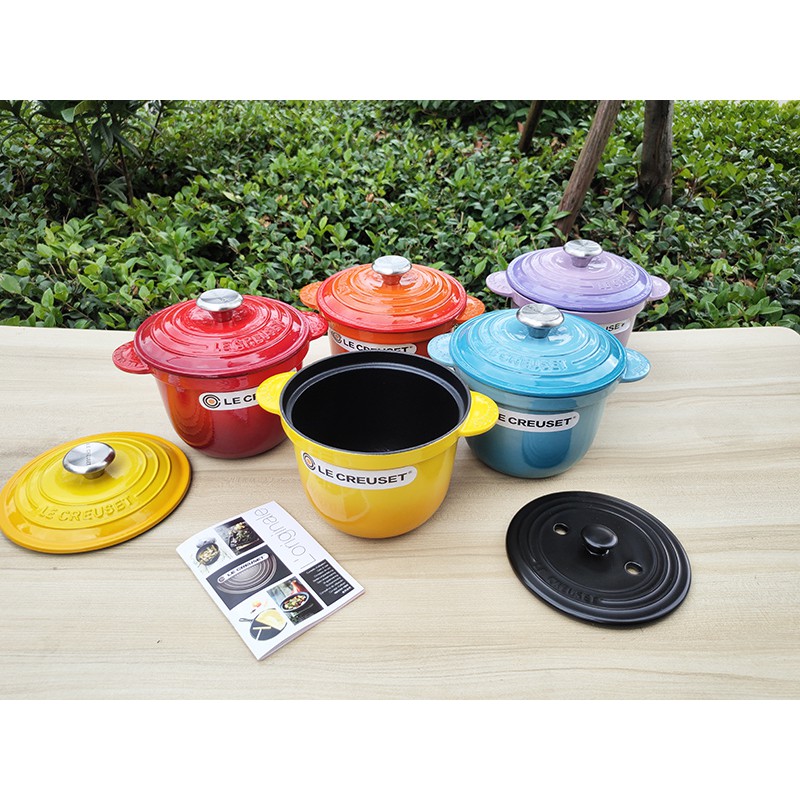 Nồi Le Creuset-thương hiệu Pháp\  Nồi gang tráng men dáng cao chống tràn đường kính 18cm cao 13.5