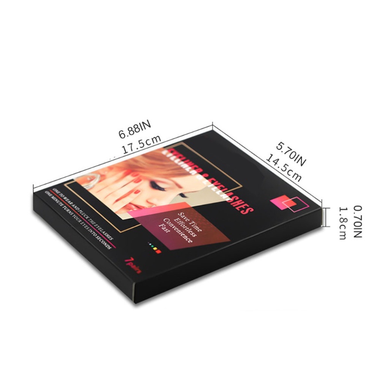 Set 7 Cặp Lông Mi Giả Kèm Bút Kẻ Mắt Từ Tính Lâu Trôi YOUYO