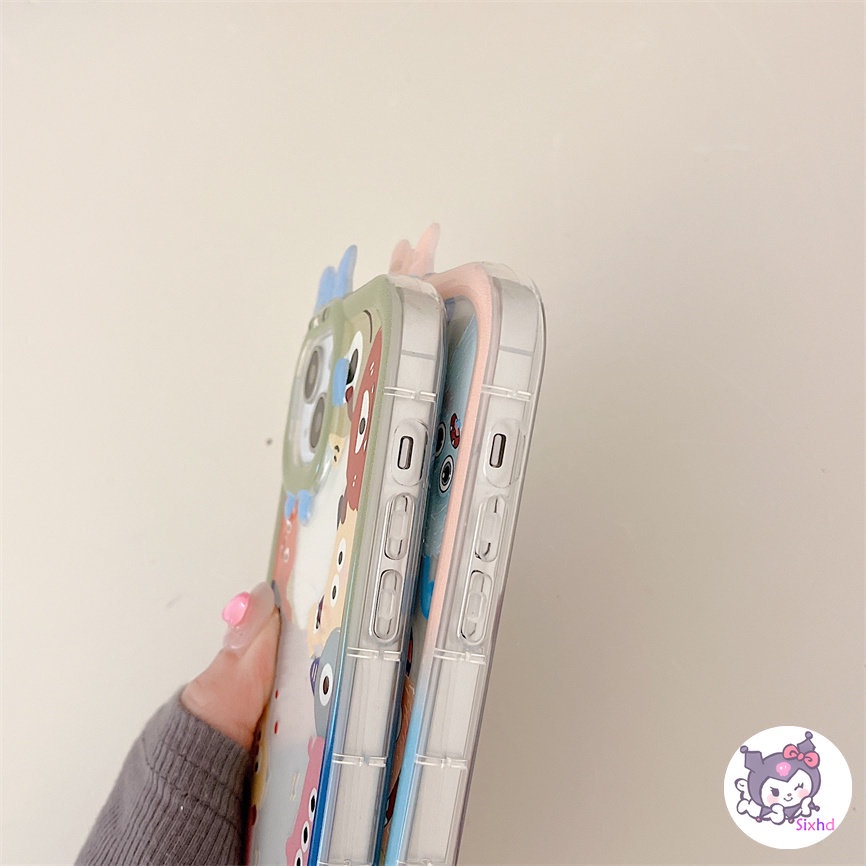 Ốp Lưng Điện Thoại cho OPPO A78 A17 A17K A57 A77s A76 A96 A16 A16K A15 A74 A54 A53 A33 A32 A31 A5 A9 A5s A3s Reno 8Z 7Z 6 5 A95 A94 A93 A92 A77 A52 A16e A12e F11 sixhd Ốp Điện Thoại Mềm Họa Tiết Quái Vật Mắt To Vui Nhộn Cho