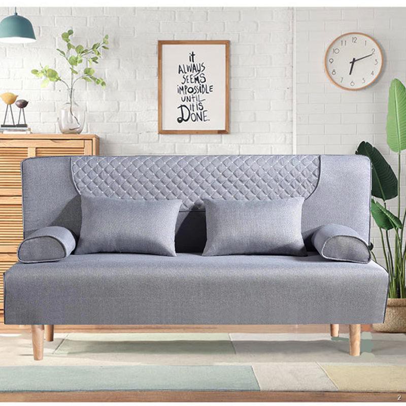 ✘Giường sofa gấp đơn đa năng phòng khách ba chỗ căn hộ nhỏ cho thuê vải phong cách Châu Âu Lazy