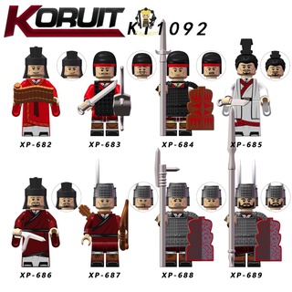 Minifigures Xếp Hình Lắp Ráp Lính Nhà Hán Sở Hạng Vũ Lưu Bang KT1092