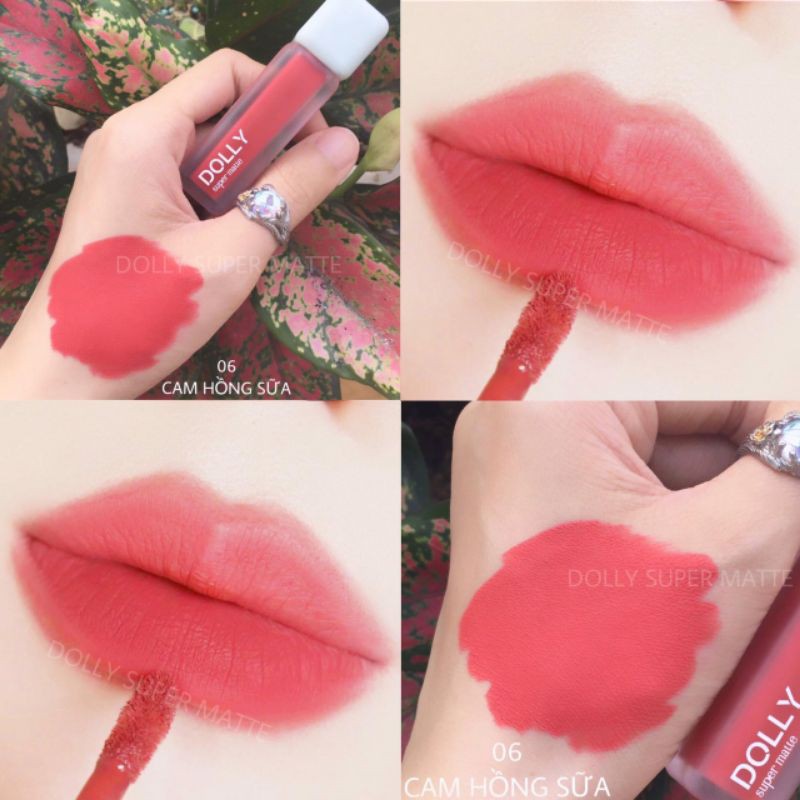 <Cam Hồng sữa>Son Dolly super matte hot trend 2021-Màu hot | BigBuy360 - bigbuy360.vn