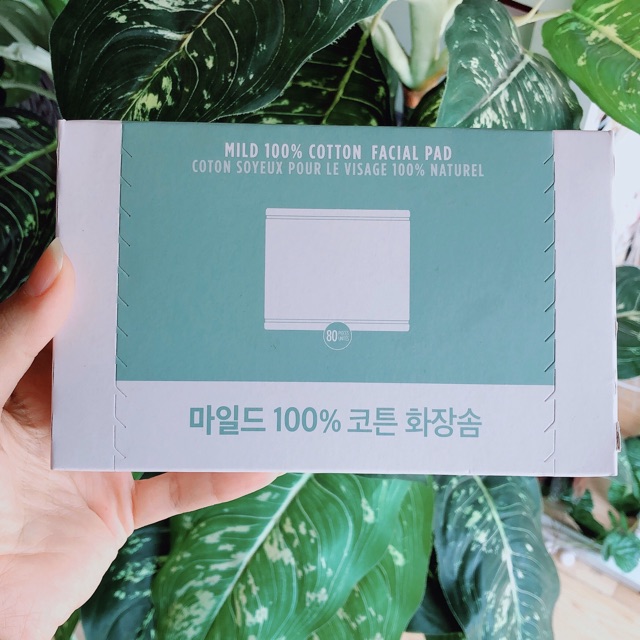 (AUTH_Korea)Bông tẩy trang MILD COTTON PAD The Face Shop