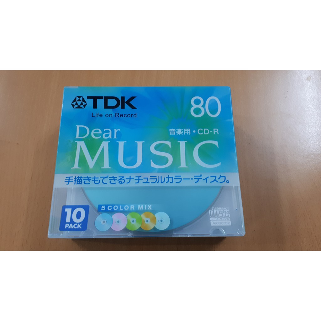 Phôi CD TDK Audio 10CD/1 lốc nội địa Nhật Bản