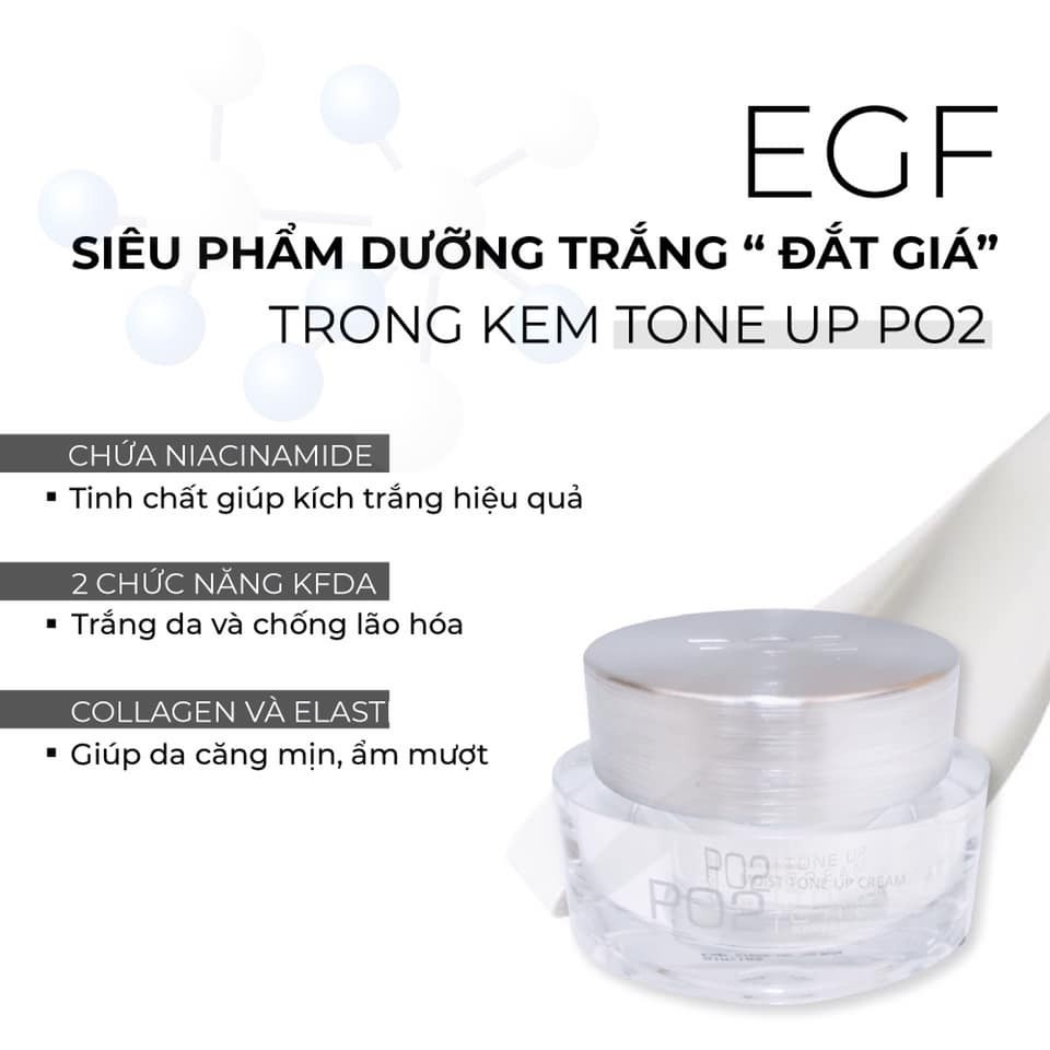 Kem Kích Trắng cấp ẩm chống lão hóa Váng Sữa Orôche Po2 Tone Up Cream 50g