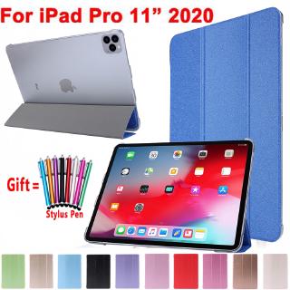 Bao da nắp gập trong suốt nhẹ thông minh cho iPad Pro 11 inch 2020 2nd Gen