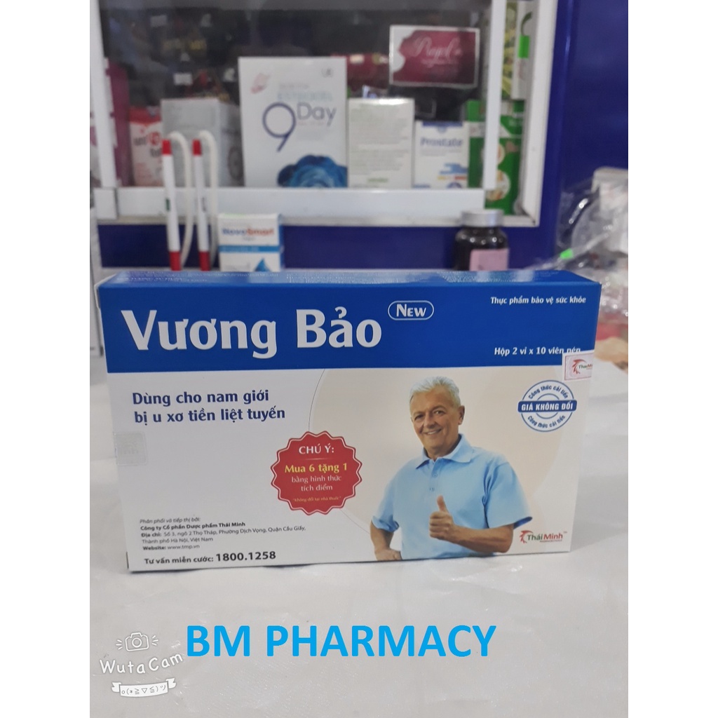 (CHÍNH HÃNG) Viên uống VƯƠNG BẢO, giúp hạn chế sự phát triển cua u xơ, giảm tiểu đêm