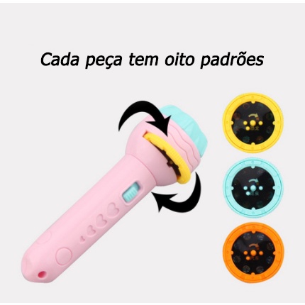 Đồ Chơi Đèn Chiếu Chiếu Hình Dễ Thương Dùng Làm Quà Tặng Giáng Sinh Cho Bé